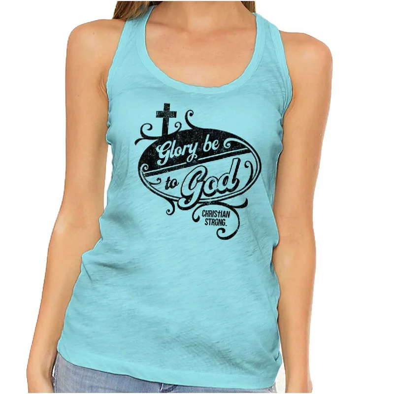  Women's Casual AttireGlory to God Vintage Racerback Tank