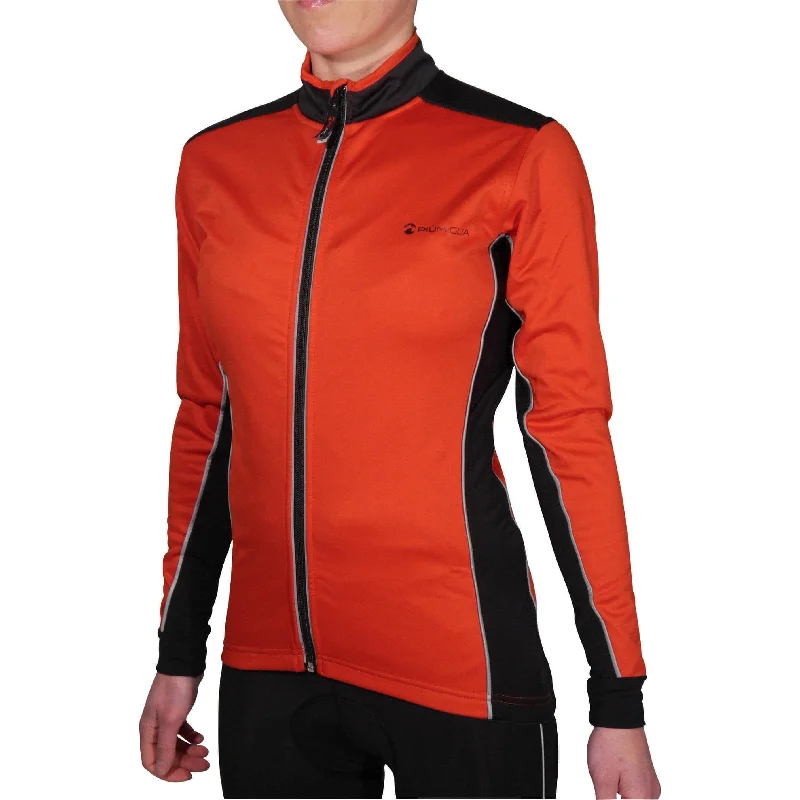  Women's Everyday ClothesPiu Miglia Bari Soft Shell Womens Cycling Jacket - Red