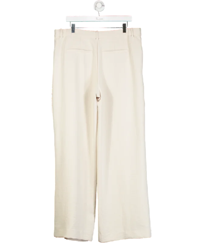  Women's Stylish Casual GarmentsAbercrombie & Fitch Beige Sloane Tailored Wide Leg Pant W33