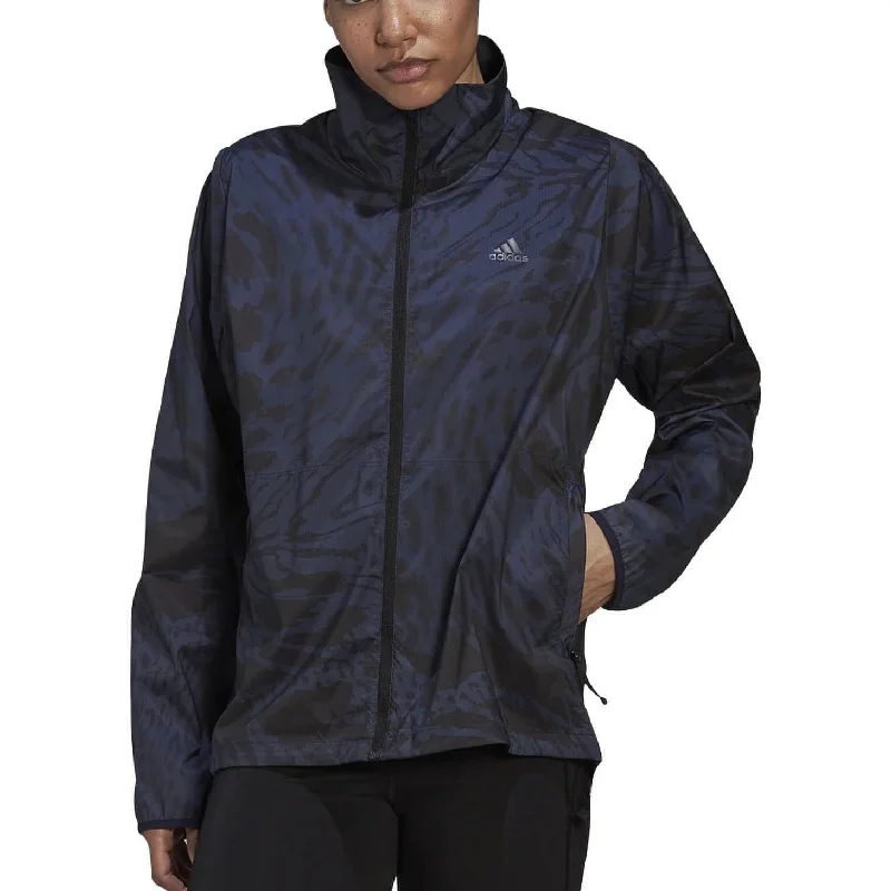  Timeless Women's Appareladidas Fast Womens Running Jacket - Navy