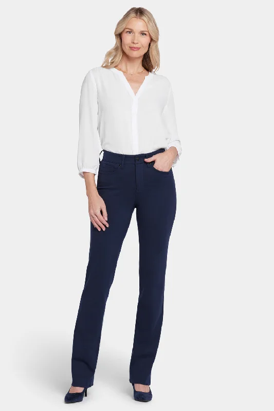  Women's Elegant GarmentsMarilyn Straight Pants - Oxford Navy