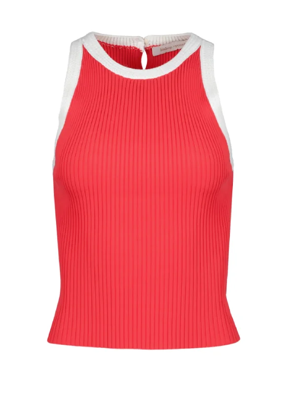  Special Offer For YouCandace Ribbed Sweater Tank, Lipstick