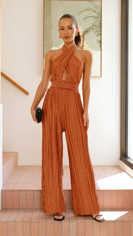  Special Offers, Don't MissFrances Jumpsuit - Chocolate