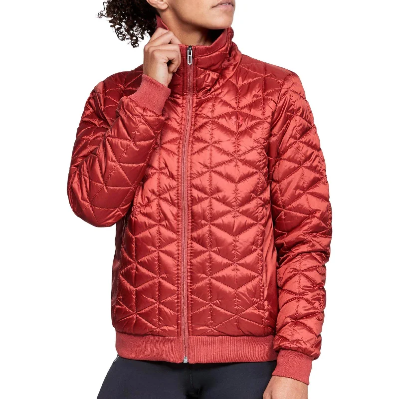  Women's Elegant Clothing SetsUnder Armour ColdGear Reactor Performance Womens Jacket - Pink