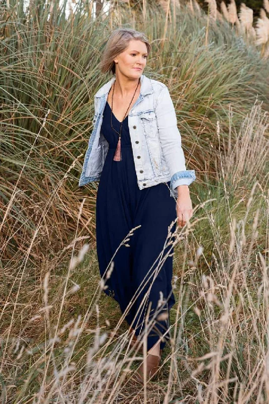  Fashion Forward Femininity Navy Bali Jumpsuit