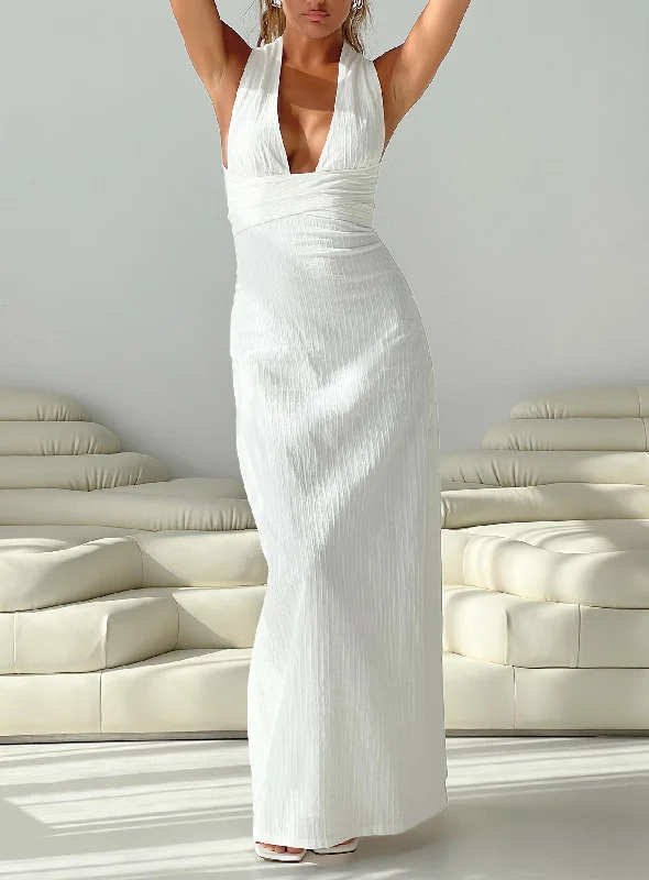  Women's Festive AttireAlsace Maxi Dress White