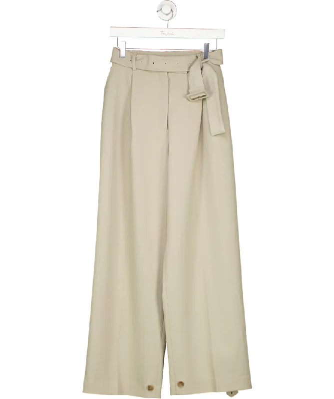  Minimalist Fashion SaleBlossom x Frankie Shop Grey Pleated Wide Leg Trousers UK S