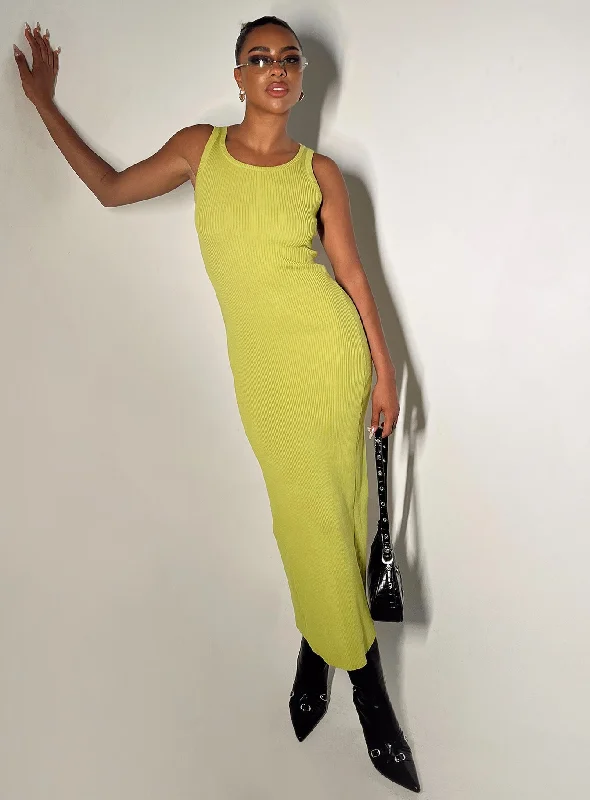  The Latest Fashion TrendsThalma Midi Dress Lime