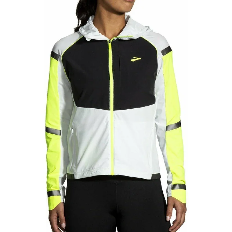  Women's Stylish Professional GarmentsBrooks Carbonite Womens Running Jacket - Grey