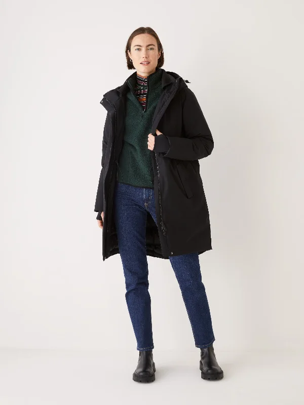  Women's Travel Outfit SetThe Capital Parka in Black