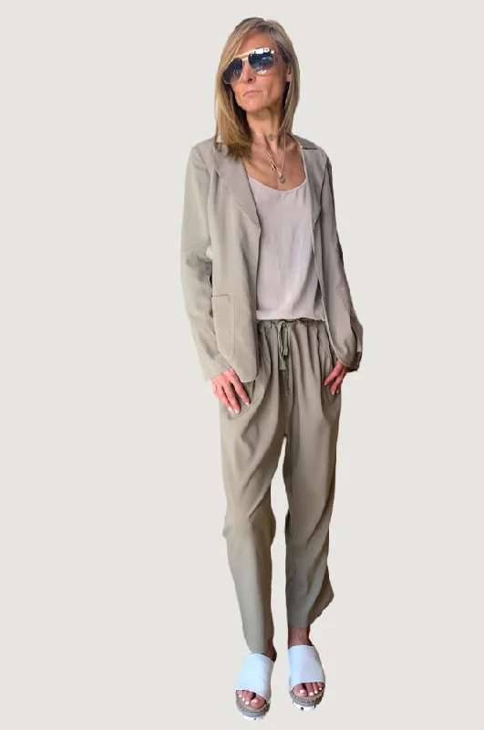  Women's Elegant Evening OutfitPants - Vintage Khaki