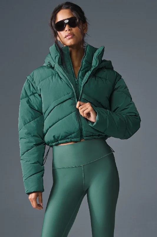  Women's Outerwear GarmentsGlacier Puffer - Winter Ivy