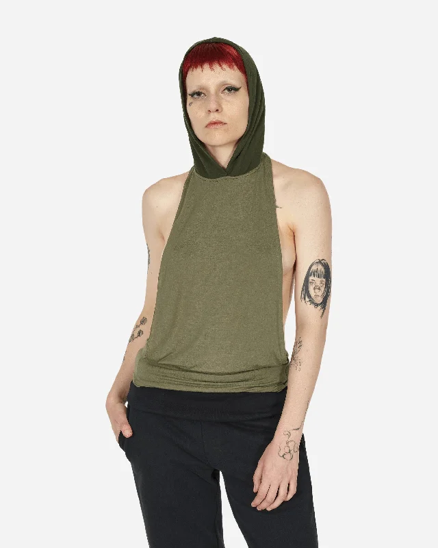  Special Offers, Don't MissLow Open-Back Tank Top Green