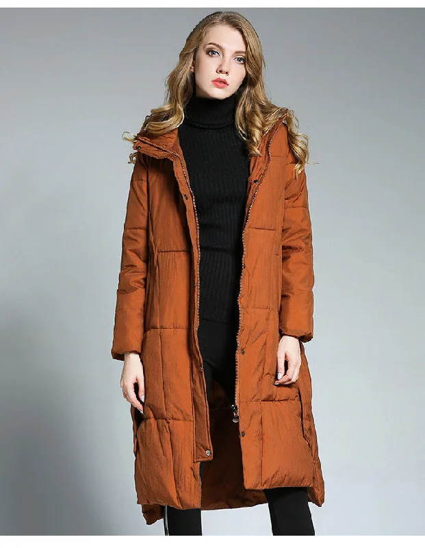  Women's Luxury ApparelWomens Winter Hooded Puffer Coat