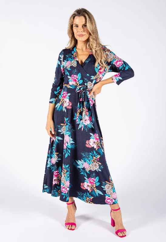  Women's ClothesMixed Flower Print Dress