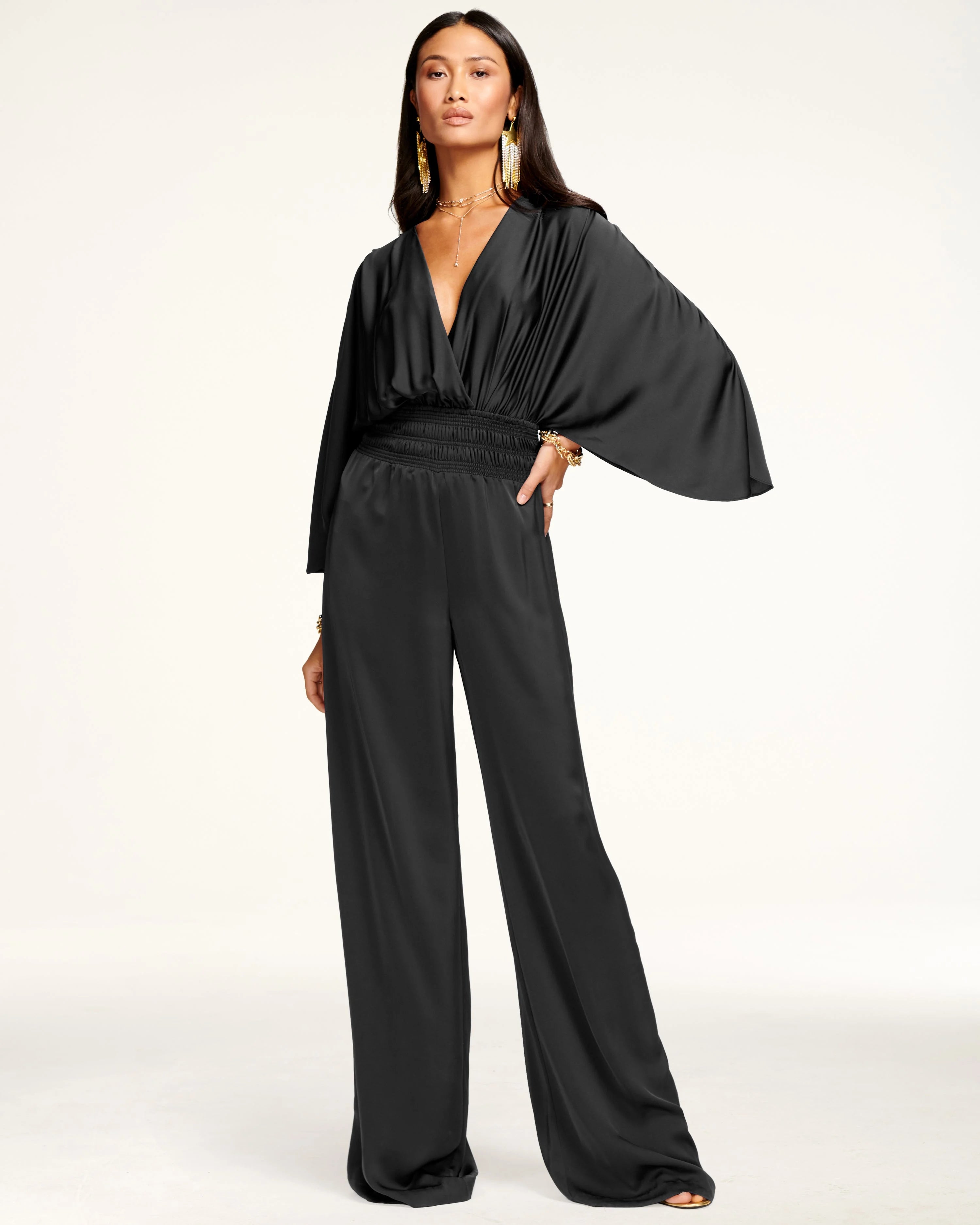  Comfortable Women's ClothesCheri Wide Leg Jumpsuit - Black