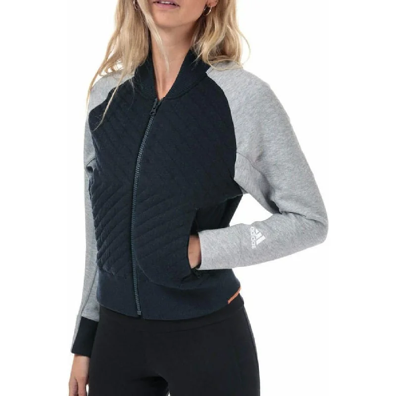  Fashionable Women's Clothesadidas VRCT PrimeKnit Womens Hybrid Jacket - Navy