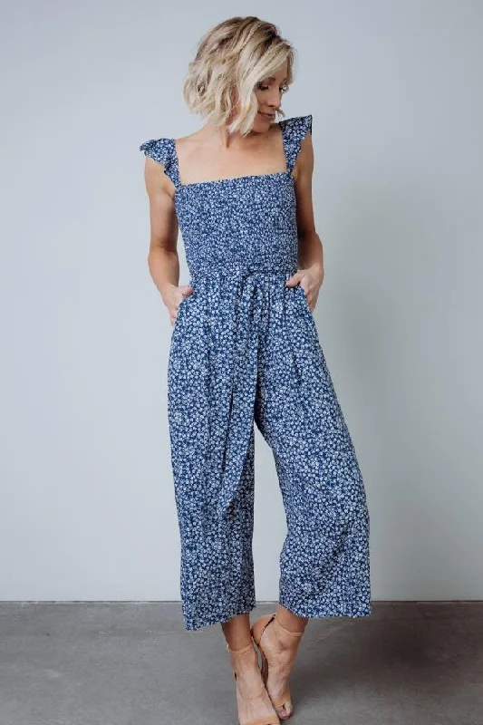  Affordable Luxury FashionHadley Smocked Jumpsuit | Navy