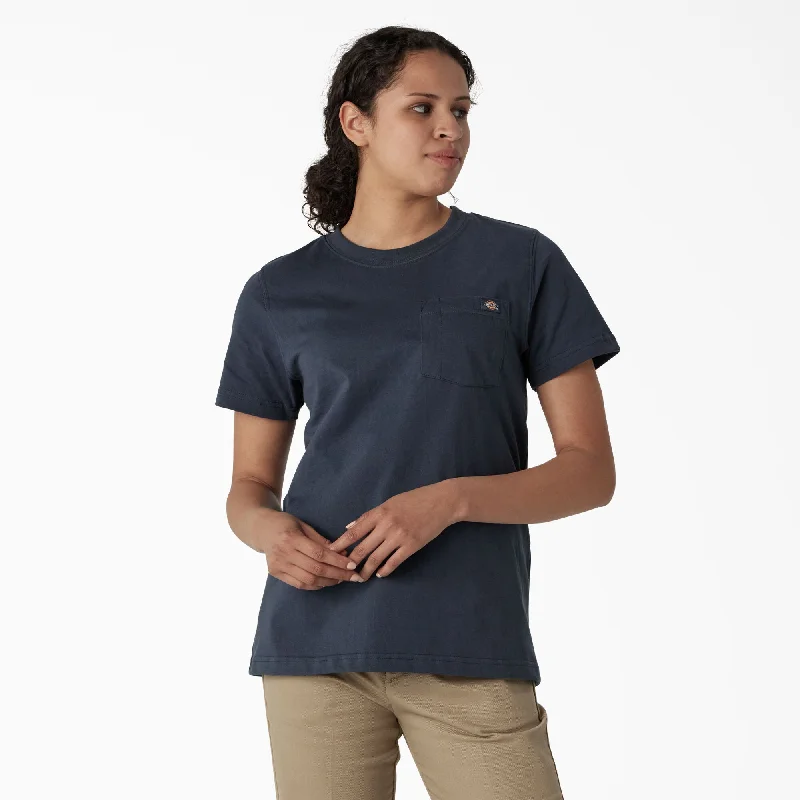  Women's Clothes And ApparelDickies Women's Heavyweight Short Sleeve Pocket T-Shirt