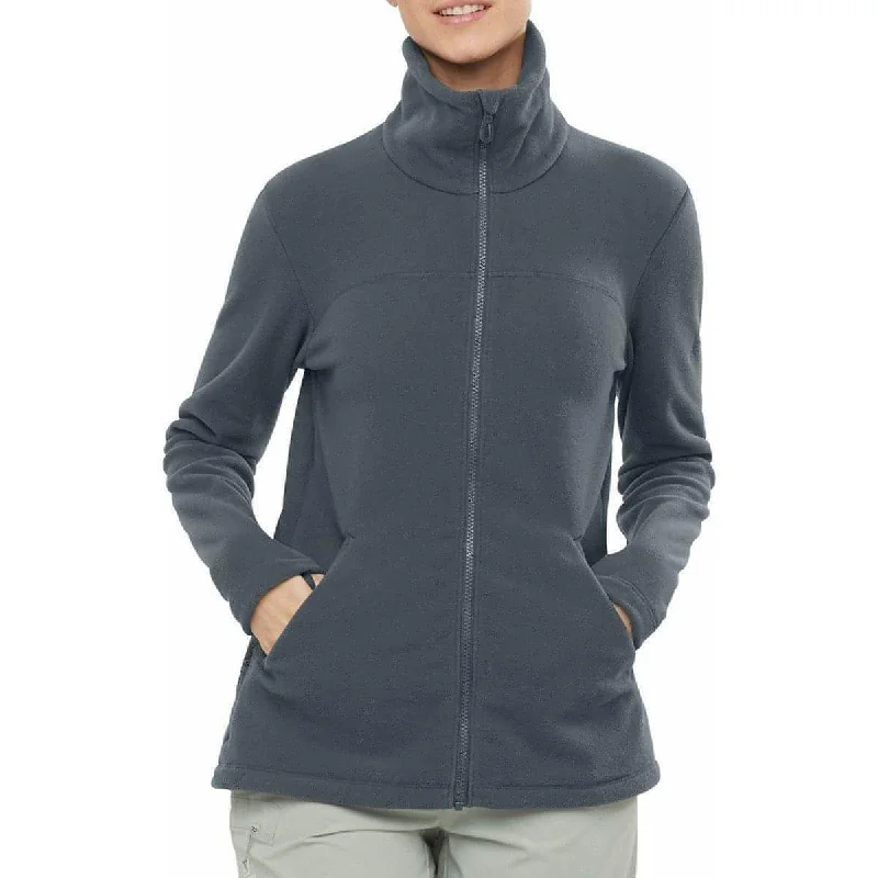  Charming Women's Clothes For Special EventsSalomon Essential Cozy Womens Fleece Jacket - Grey