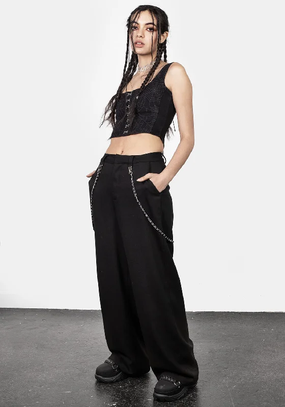  Women's Clothing For Special OccasionsDescent Chain Wide Leg Trousers