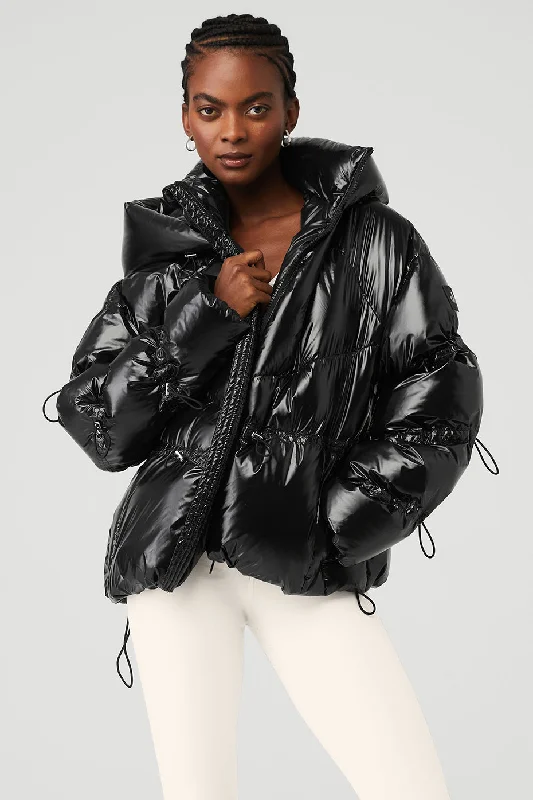  Women's Transitional ApparelStunner Puffer Jacket - Black