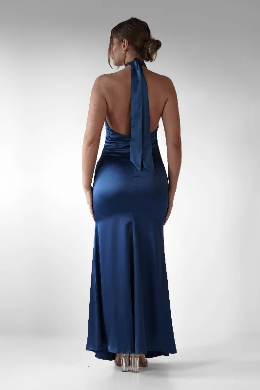  Luxury Casual DealsKartia Halterneck Maxi Gown | Navy