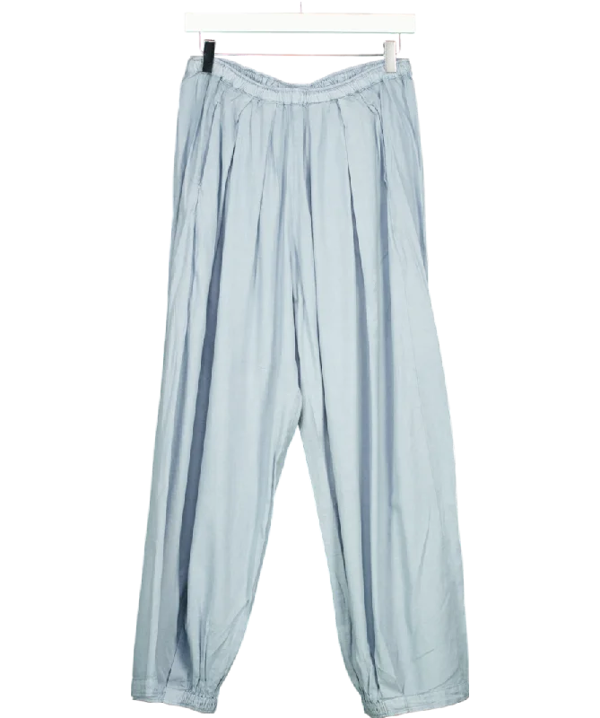  Women's Vacation ClothesFree People Blue To The Sky Parachute Trousers UK S