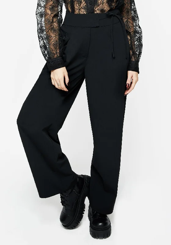  Urban Style PromotionsAsteria Tie Waist Embroidered Trousers