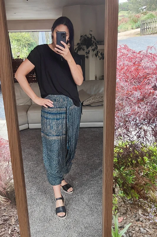  Fall Sale, Prices DropAladdin Pants/Jumpsuit - Teal Mandala