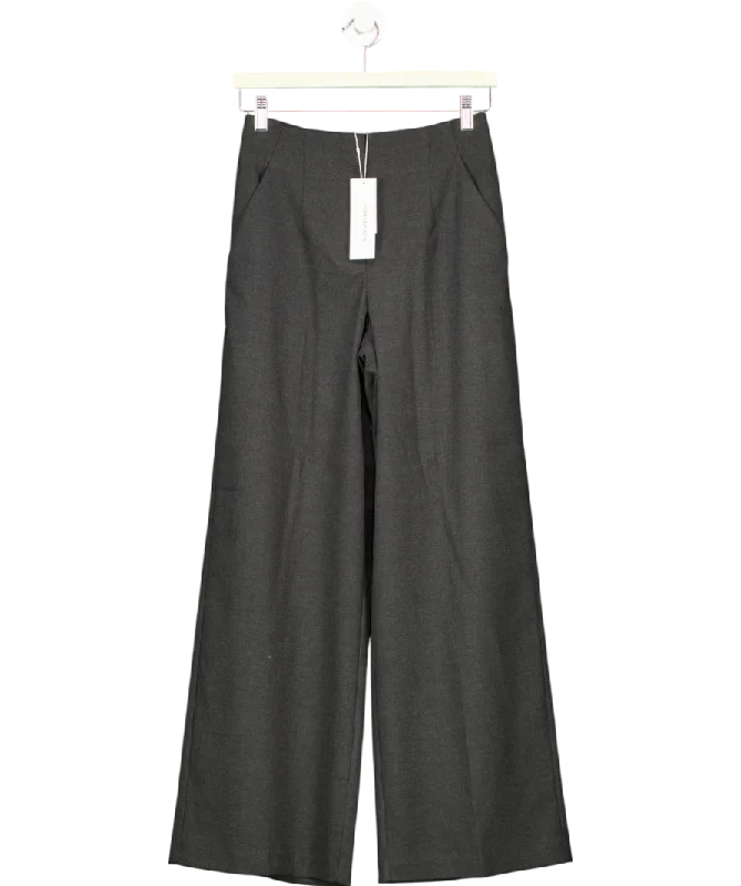  Modern Women's ApparelFOREVER NEW Grey Frieda High Waist Wide Leg Pant UK 6