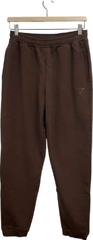  Women's Evening Wear Attiregymshark Brown Rest Day Sweat Joggers UK XS