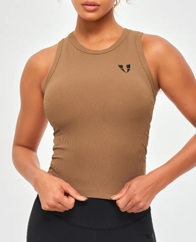  Fashionable Comfort PromotionsRibbed Workout Tank - Brown