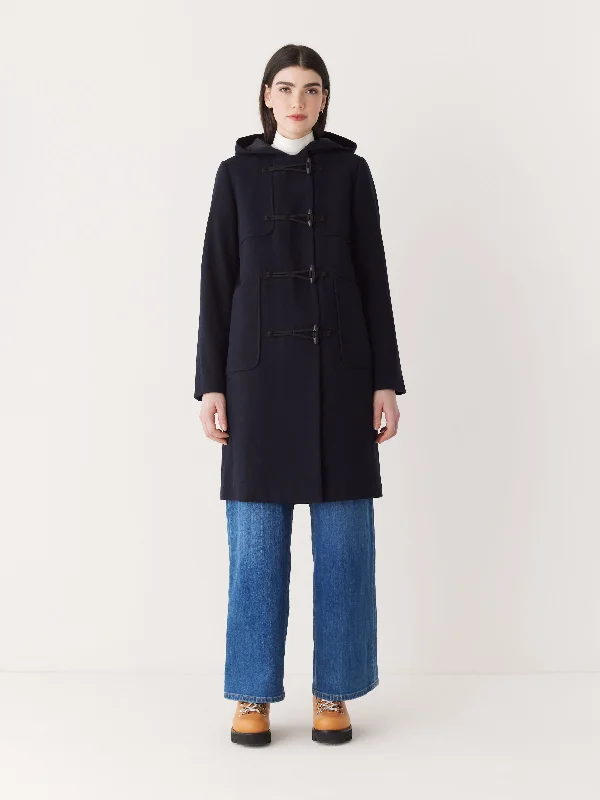  Budget SaverThe Maybelle Duffle Coat in Deep Blue