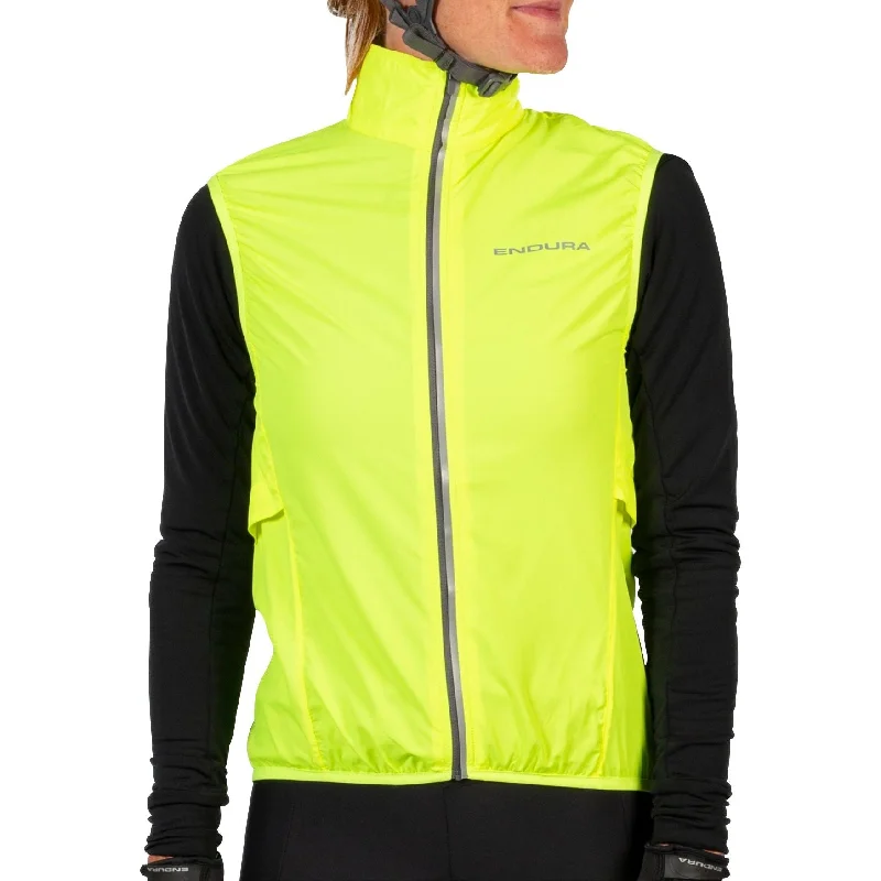  Women's Professional ApparelEndura Pakagilet Womens Cycling Gilet - Yellow