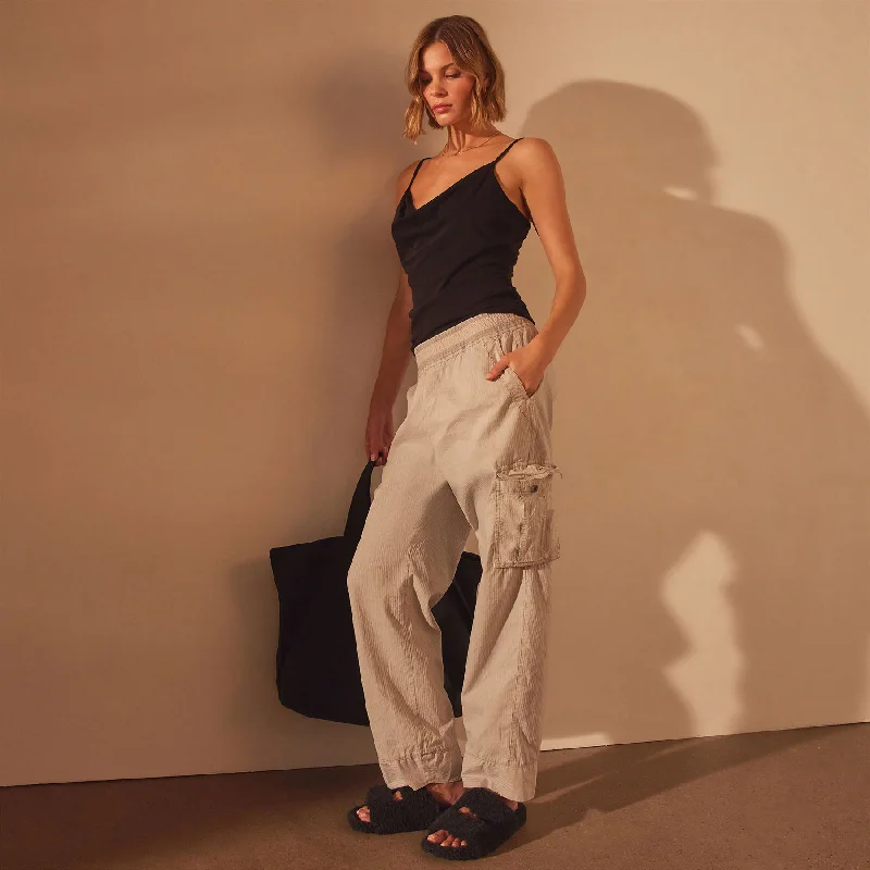  Modern Women's ClothesSeersucker Cargo Pant - Salt Pigment