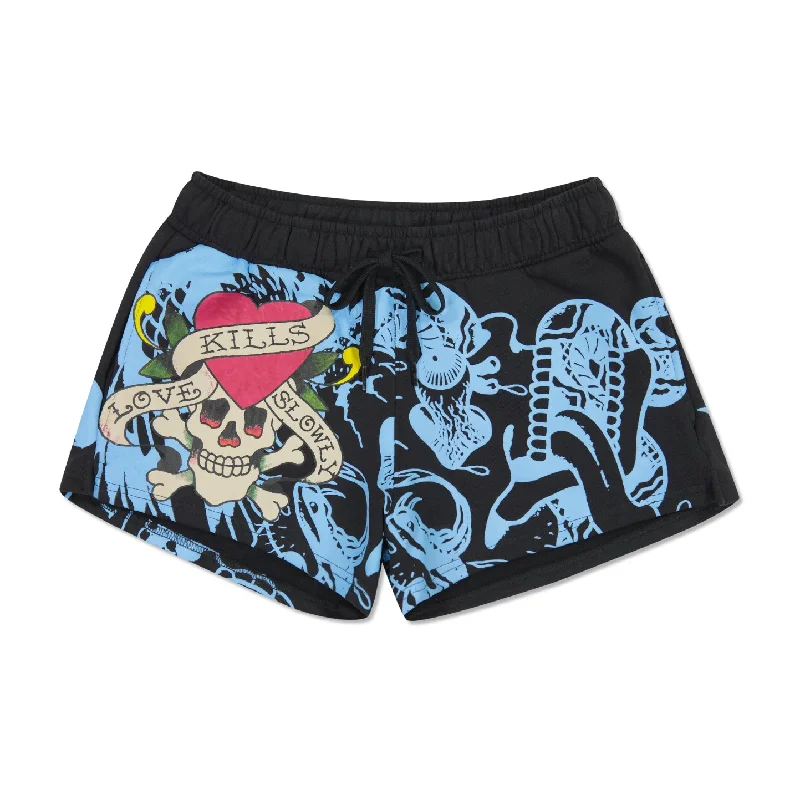  Women's Seasonal ApparelNYC Skull Fleece Sweatshort