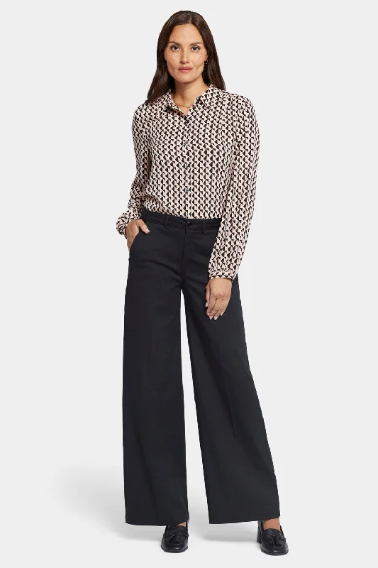  Women's Athleisure ApparelWhitney Trouser Pants - Black