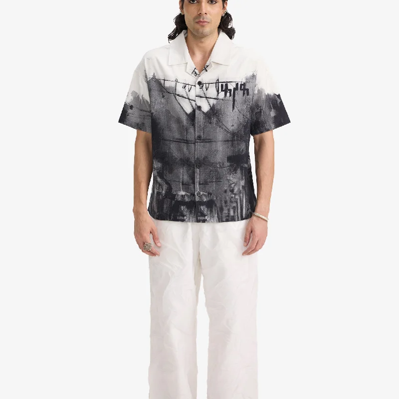  Popular CollectionF A R A K | RAIN SHIRT { BLACK/WHITE