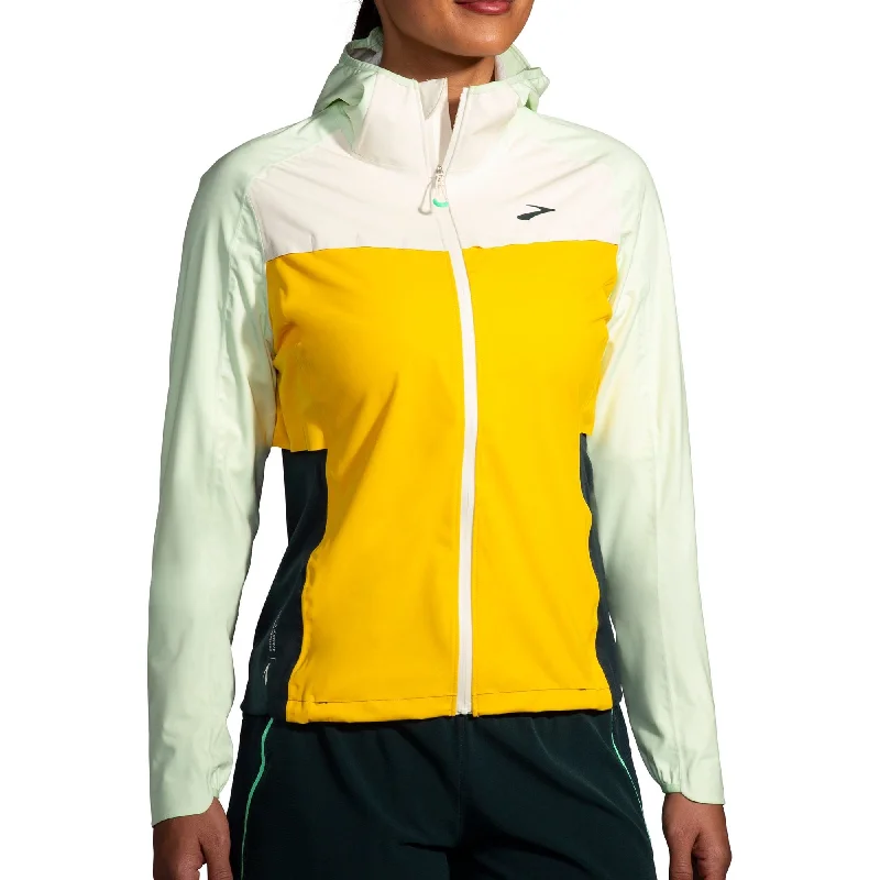  Women's Vintage GarmentsBrooks High Point Waterproof Womens Running Jacket - Yellow