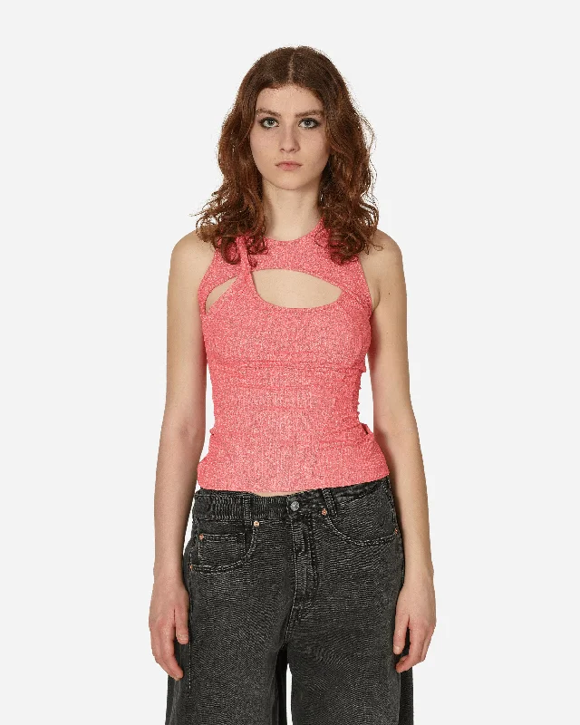  Best SellersLayered Cut-Out Tank Top Pink