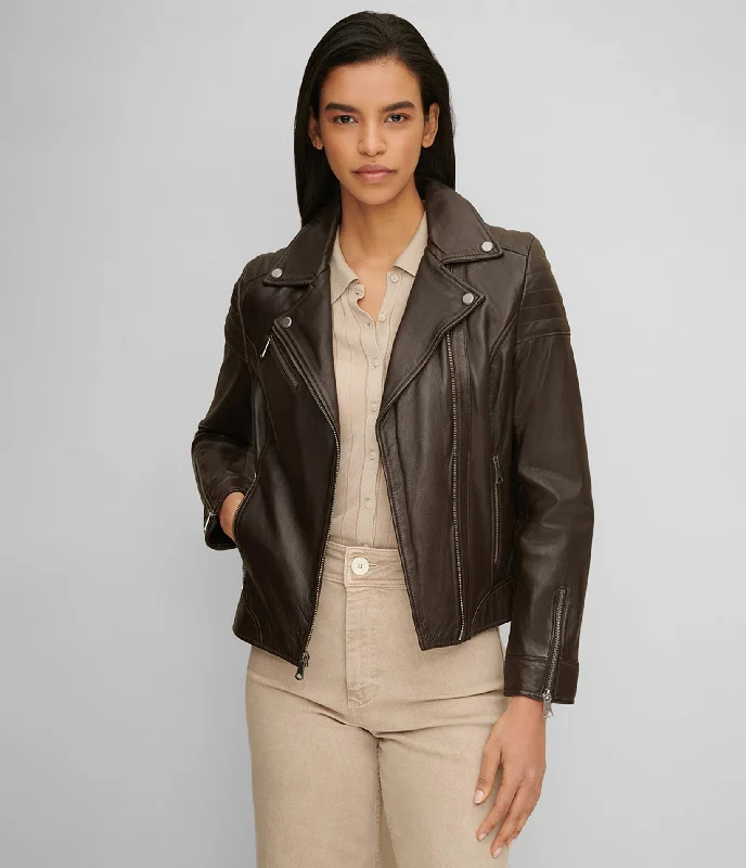  Additional Time-Limited OffersLeather Moto Jacket