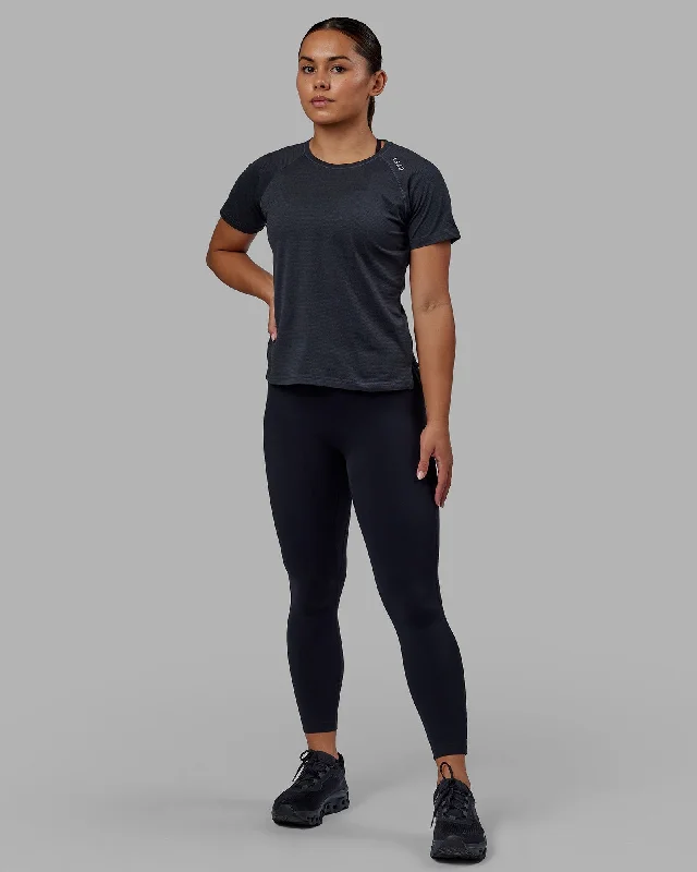  Women's Athletic ApparelPerform VapourFLX Tee - Black Marl