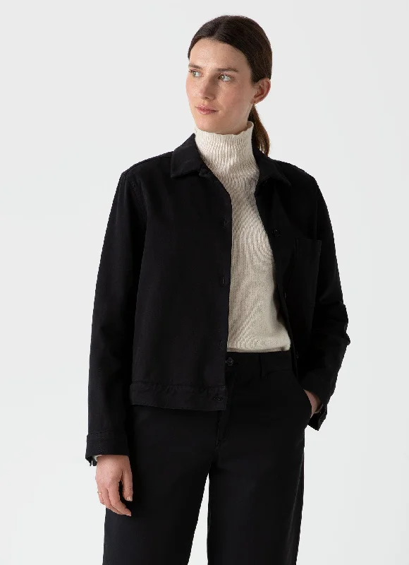  Casual Chic Women's ClothesWomen's Chore Jacket in Black