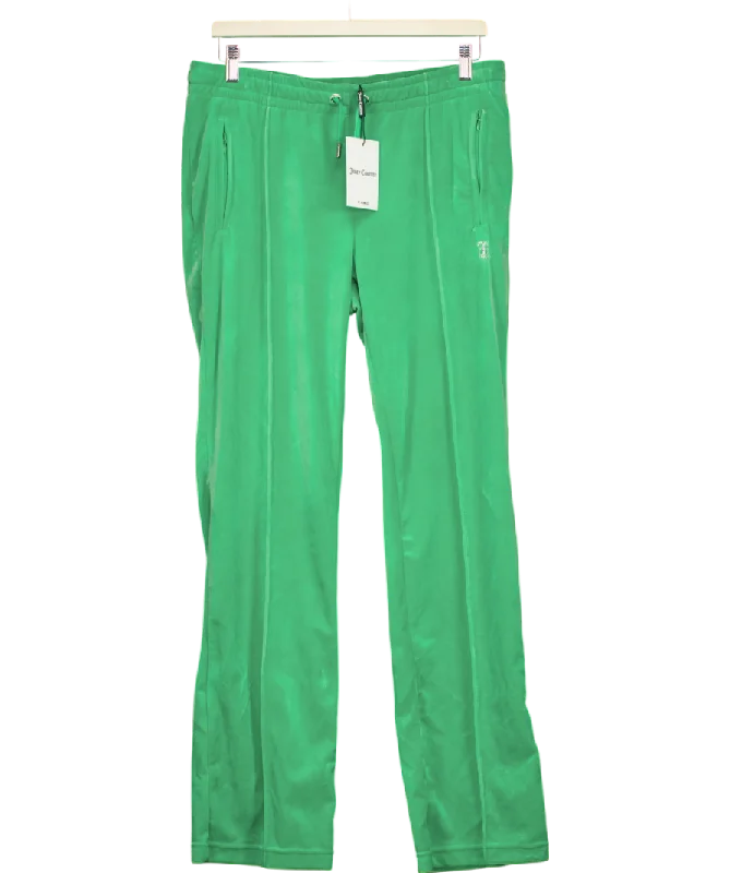  Elegant Women's Evening GarmentsJuicy Couture Green Velour Track Pant With Dimante Logo UK L