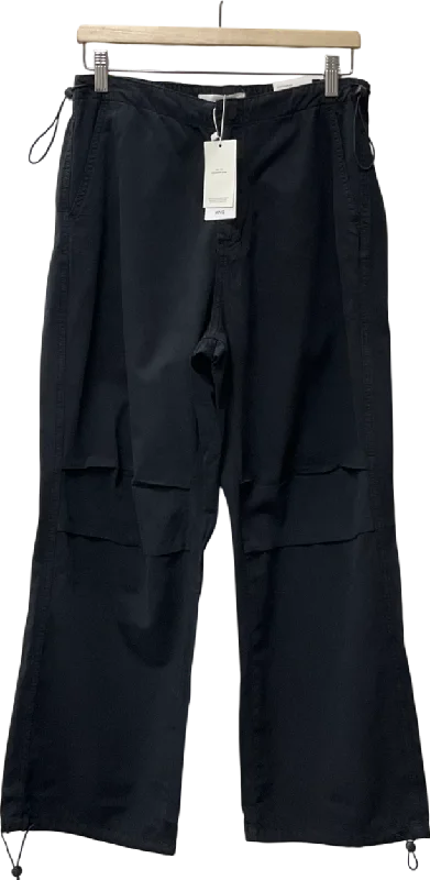  Street Style DiscountsMANGO Black Parachute Pants UK L