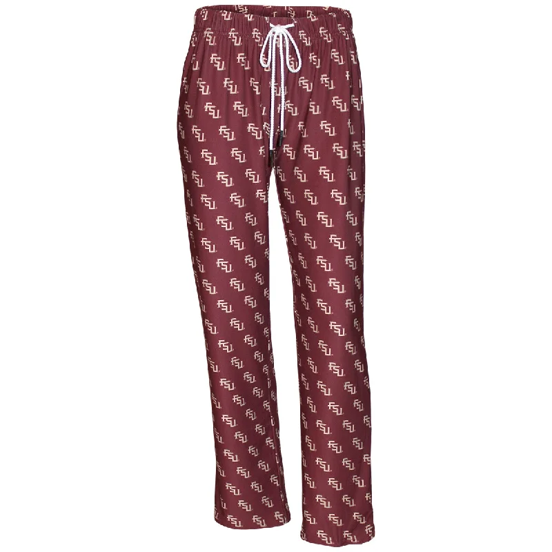  On-Trend Fashion OffersConcepts Sport Women's Stacked FSU All Over Print Lounge Pant - Garnet