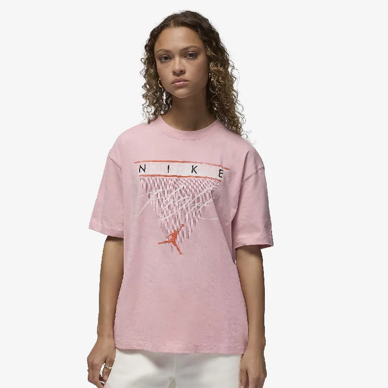  Budget SaverNike | WMN'S FLIGHT HERITAGE GRAPHIC TEE  { PINK GLAZE/COSMIC CLAY