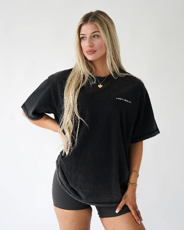  Women's Trendy Casual OutfitLifting Club Tee - Black