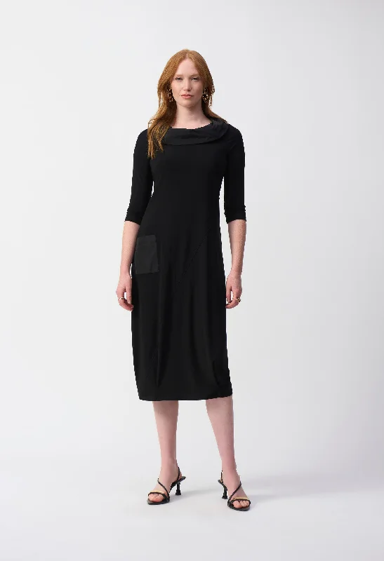  Women's Occasion Wear ClothingMidi Shift Dress With Pockets